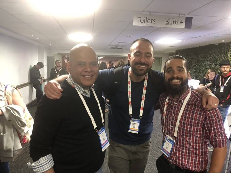 Brighton SEO 2019 Hamlet Batista, Charly Wargnier, Jose Luis Hernanado