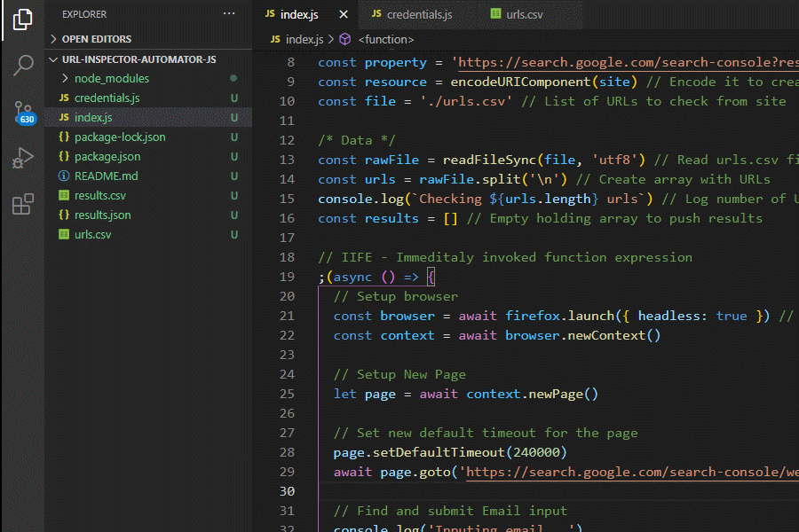 change headless mode to see the borwser automation in action