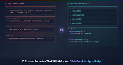 16 Apps Script Formulas to Replace Excel for SEO