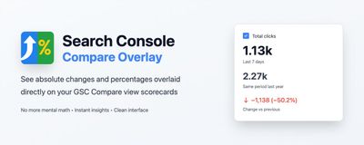 Stop Doing Maths in Search Console’s Compare View